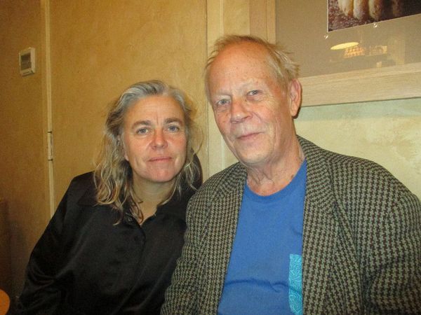Producer Stina Gardell with Ingrid Bergman: In Her Own Words director Stig Björkman